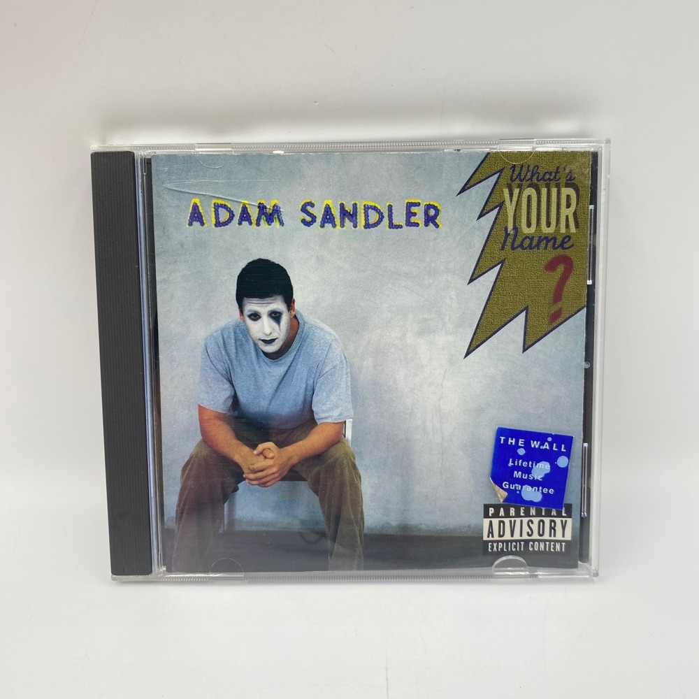 Adam Sandler Whats Your Name CD Comedy Music Album‎ Parental Advisory Explicit